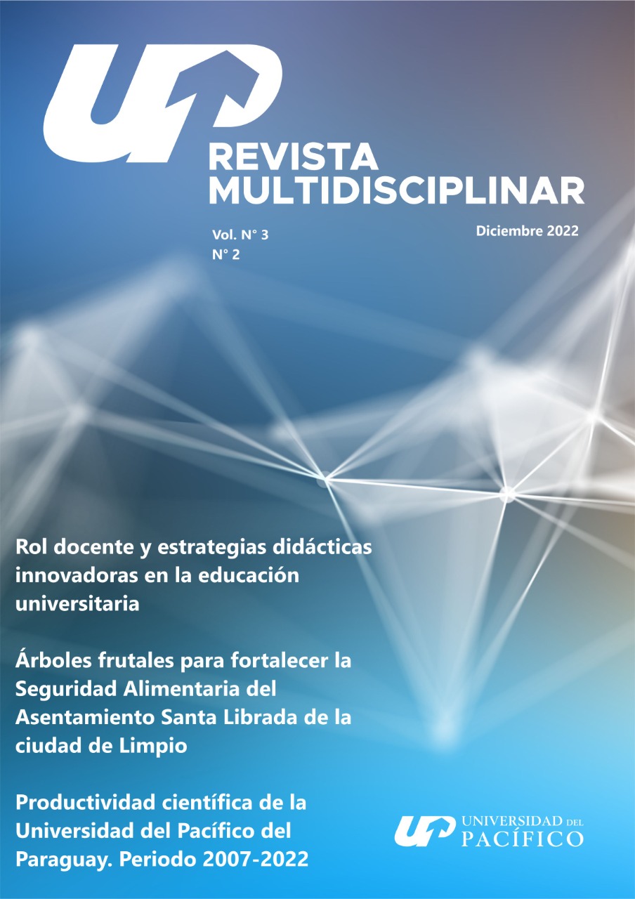 					Ver Vol. 3 Núm. 2 (2022): Revista Multidisciplinar UP
				